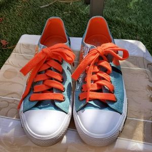 Ed Hardy  Koi Fish Lace Sneakers